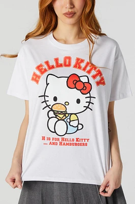 H is for Hello Kitty Graphic Boyfriend T-Shirt
