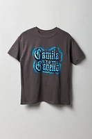 T-shirt coupe garçonne à motif Camila Cabello