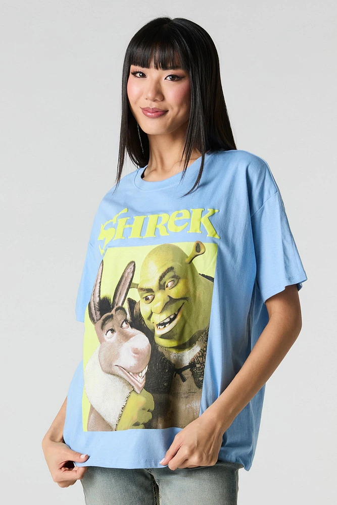 T-shirt coupe garçonne à imprimé matelassé Shrek