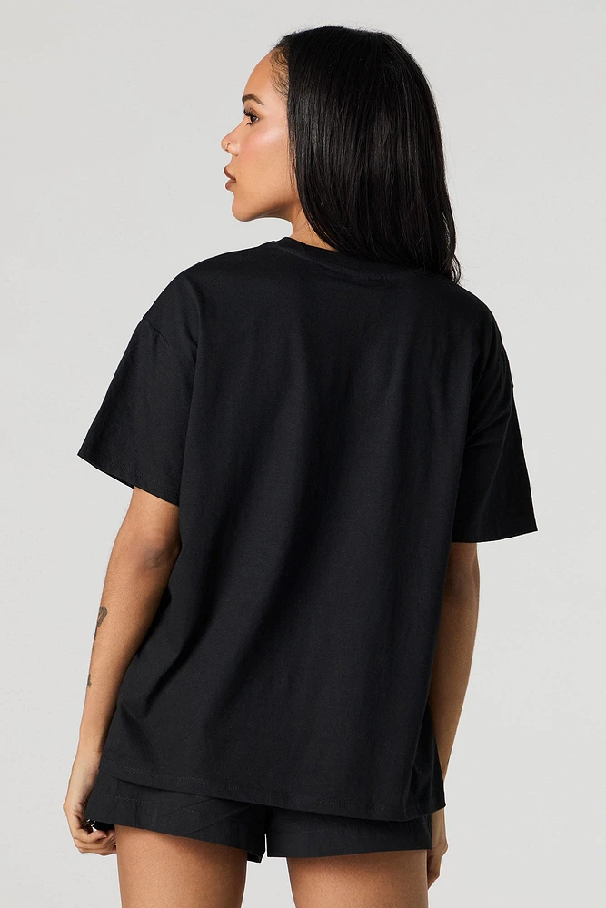 Tupac Keep Ya Head Up Graphic Boyfriend T-Shirt