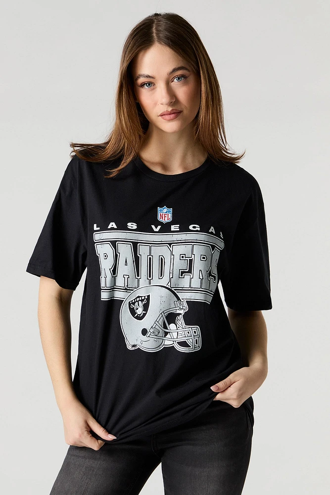 T-shirt à imprimé Las Vegas Raiders