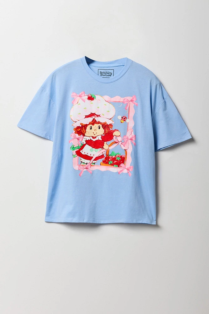 Strawberry Shortcake Graphic Boyfriend T-Shirt