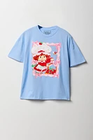 T-shirt de coupe garçonne à imprimé Strawberry Shortcake