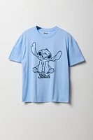 Stitch Embroidered Graphic Boyfriend T-Shirt