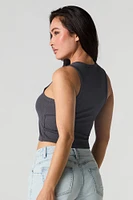 Summer Graphic Ribbed Tank