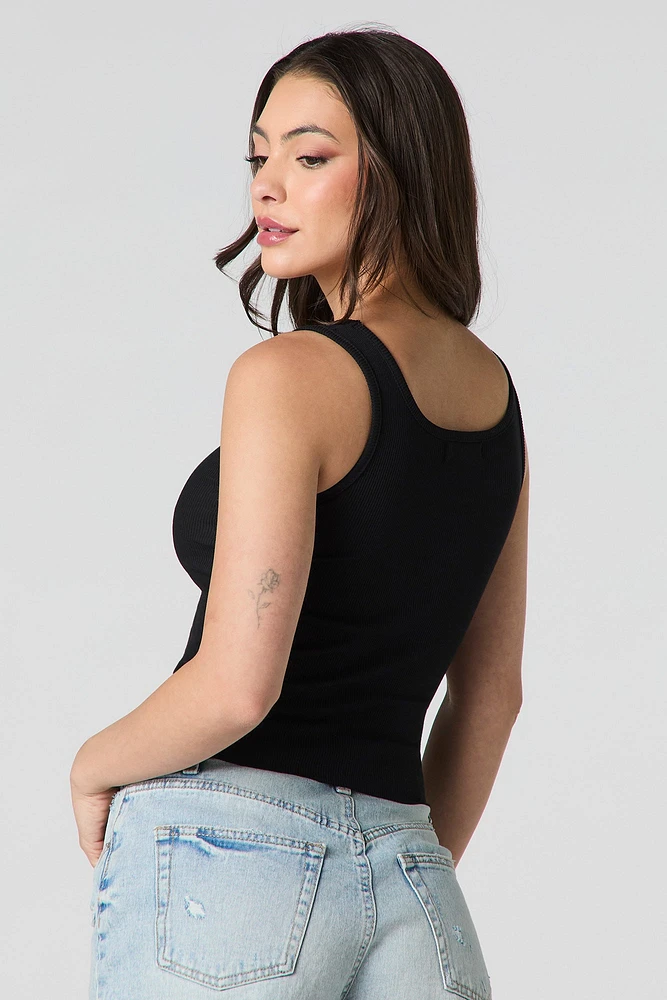 Cherries Graphic Ribbed Tank