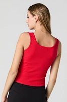 Martini Graphic Ribbed Tank