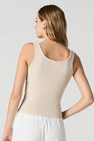 St. Tropez Graphic Ribbed Tank