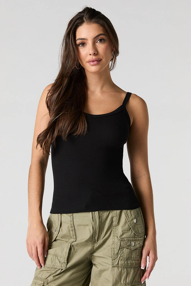 Everyday Ribbed V-Neck Tank