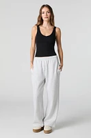 Ribbed V-Neck Skimmer Tank