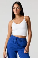 Camisole sans couture avec bonnets intÃ©grÃ©s et encolure en V