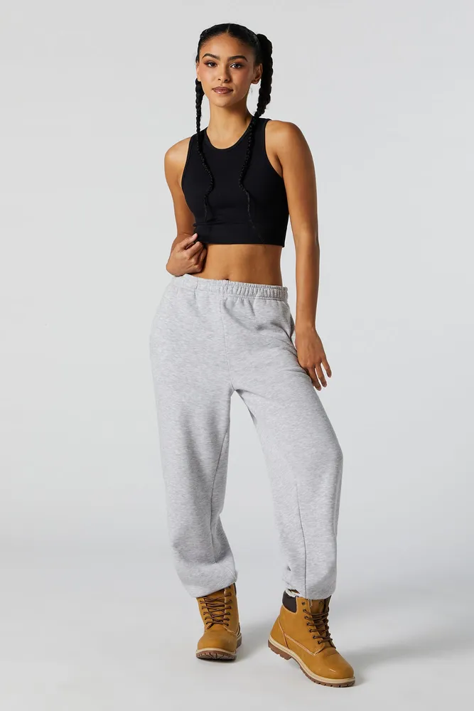Seamless Ribbed Cropped Tank