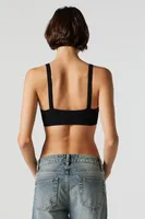 Ribbed Scoop Neck Bralette