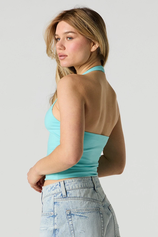 Solid Halter Top