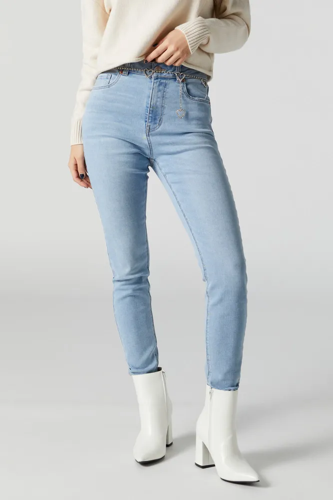 Miami Light Wash High Rise Jean