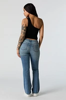 Austin Vintage Medium Wash Low Rise Flare Jean