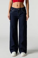 Rinsed Low Rise Skater Jean