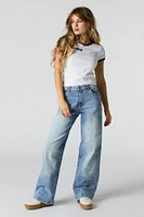 Curvy Stretch Wide Leg Jean