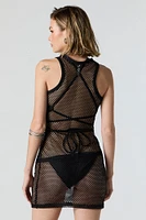 Fishnet Mini Cover Up