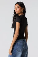 Contour Round Neck T-Shirt