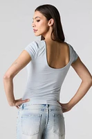 Contour Scoop Square Neck T-Shirt