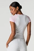 Ribbed Raglan T-Shirt