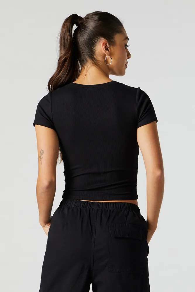 V-Neck Crop Top – Urban Planet