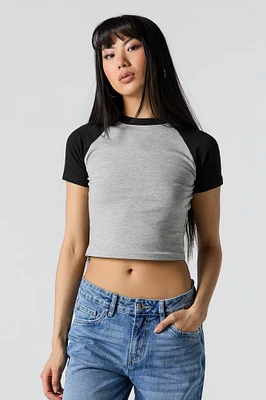 Raglan Cropped T-Shirt