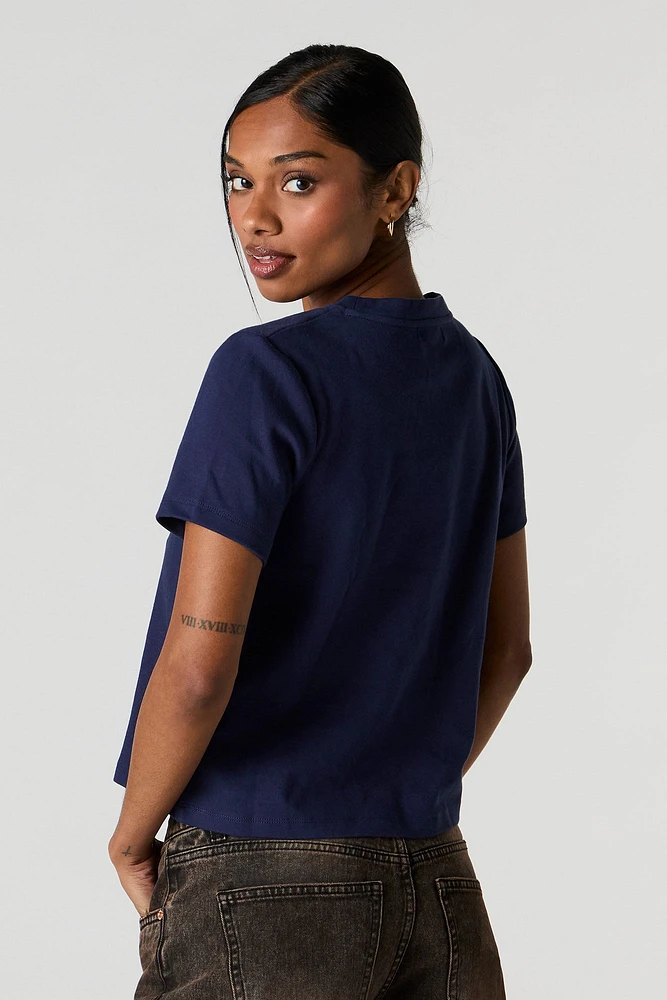 T-shirt ras du cou décontracté