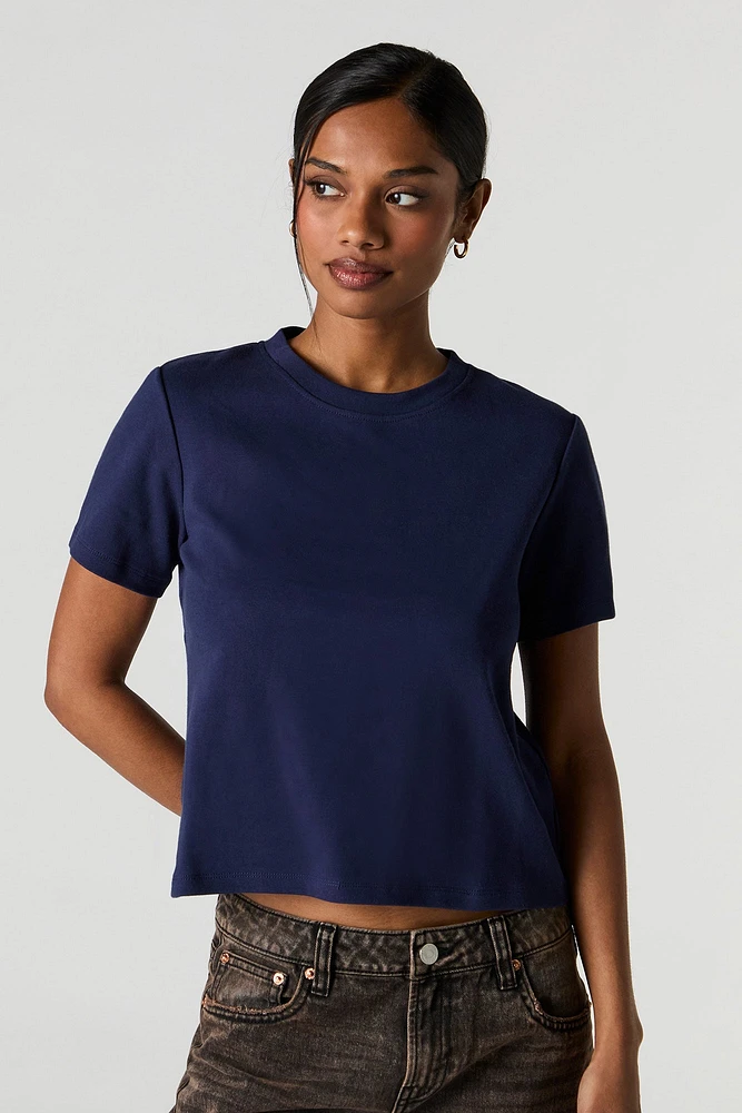 T-shirt ras du cou décontracté