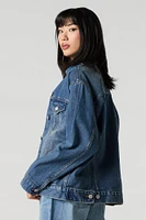 Denim Boyfriend Trucker Jacket