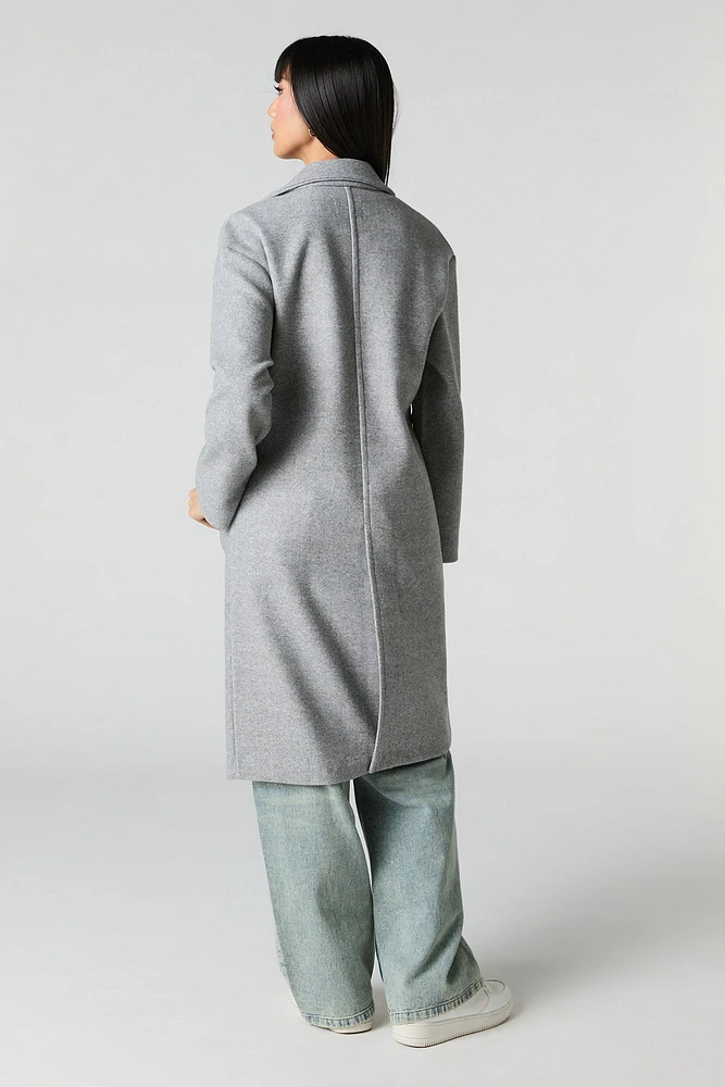 Midi Single Button Coat