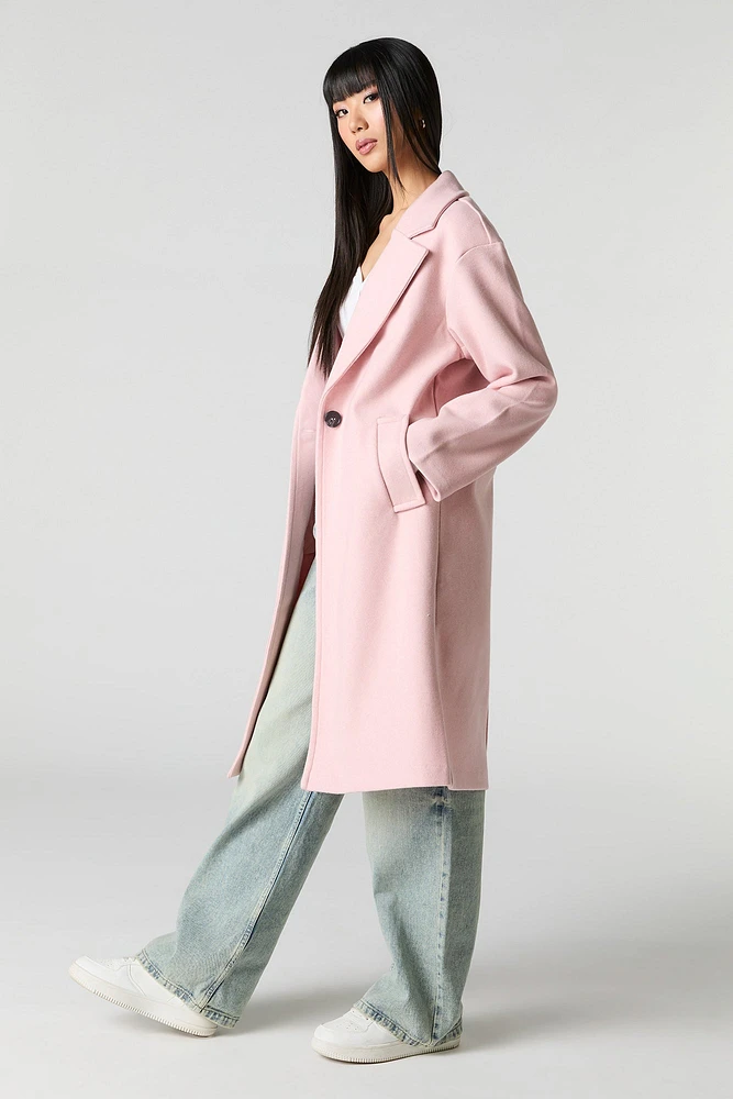Midi Single Button Coat
