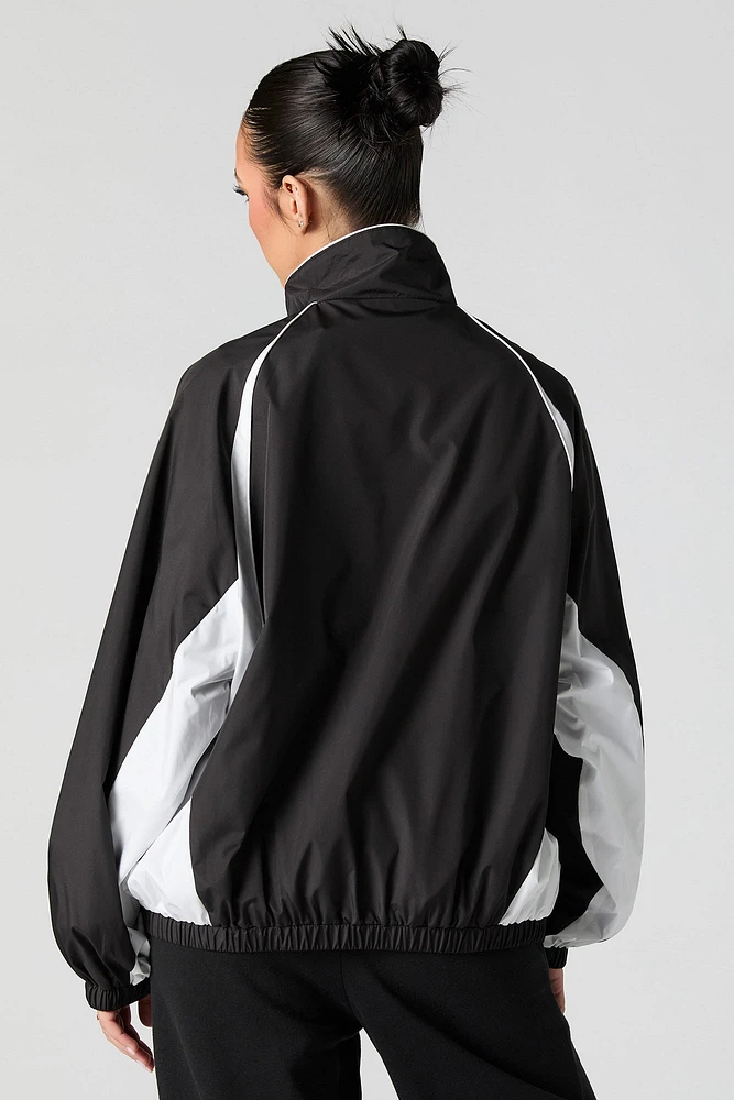 Blouson d'entraîneur avec empiècement Sports