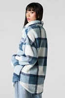 Sherpa Plaid Shacket