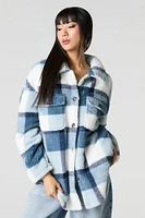 Sherpa Plaid Shacket