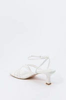 Chaussures à talons bobine, bouts ouverts et brides