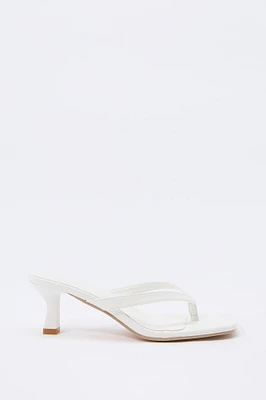 Thong Strap Kitten Heel