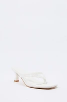Thong Strap Kitten Heel