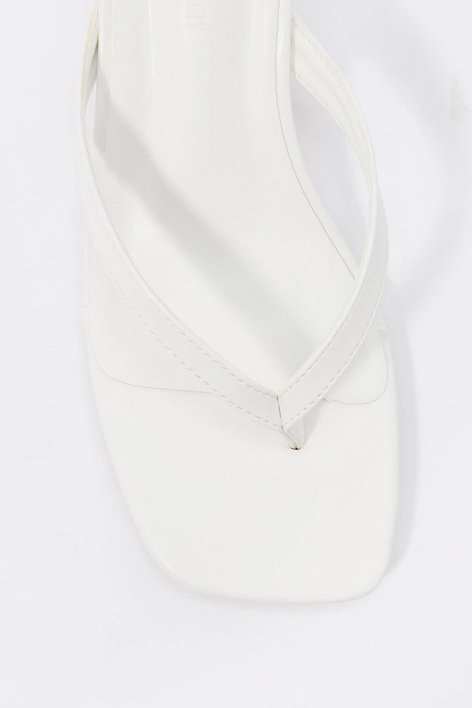 Thong Strap Kitten Heel