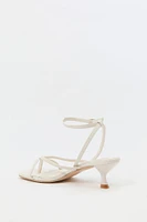 Strappy Open Toe Kitten Heel