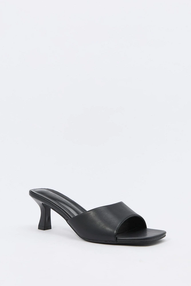 Square Toe Mule Sandal