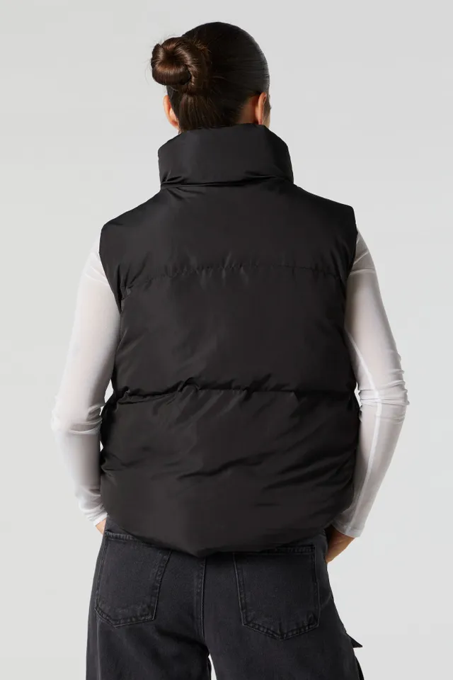 Zip Crop Puffer Vest – Urban Planet