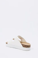 Sandales plateforme avec boucles doubles