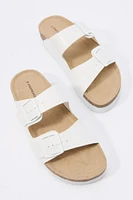 Sandales plateforme avec boucles doubles