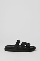 Sandales en similicuir avec bandes H