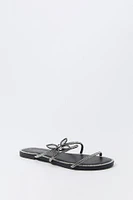 Rhinestone Strappy Butterfly Sandal
