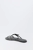 Rhinestone Strappy Butterfly Sandal