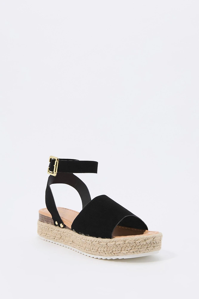 Ankle Strap Espadrille Sandal