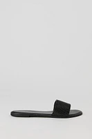 Rhinestone Slide Sandal
